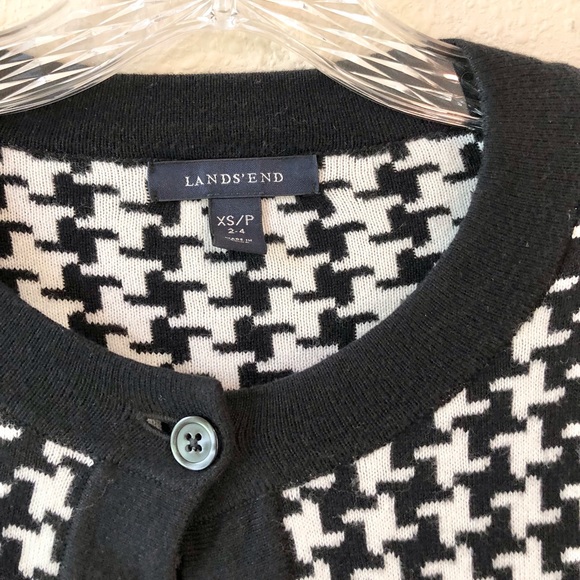 LAND’S END Houndstooth Jacket - Picture 2 of 7